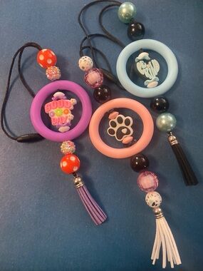Rear view mirror charms